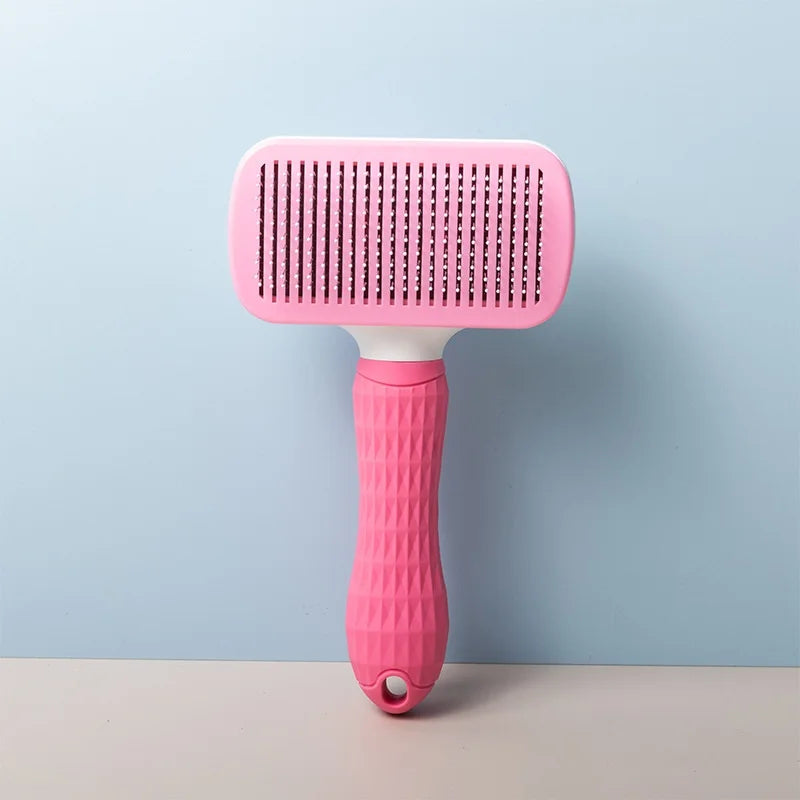 Peigne pour chien, brosse d'épilation pour animaux de compagnie, peigne spécial pour chats et chiens, Massage de beauté, aiguille autonettoyante, fournitures pour animaux de compagnie