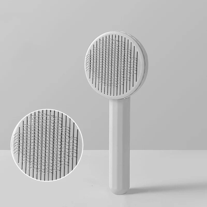 Peigne pour chien, brosse d'épilation pour animaux de compagnie, peigne spécial pour chats et chiens, Massage de beauté, aiguille autonettoyante, fournitures pour animaux de compagnie