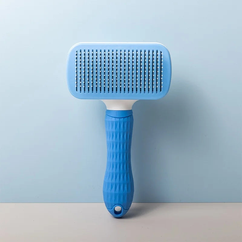 Peigne pour chien, brosse d'épilation pour animaux de compagnie, peigne spécial pour chats et chiens, Massage de beauté, aiguille autonettoyante, fournitures pour animaux de compagnie