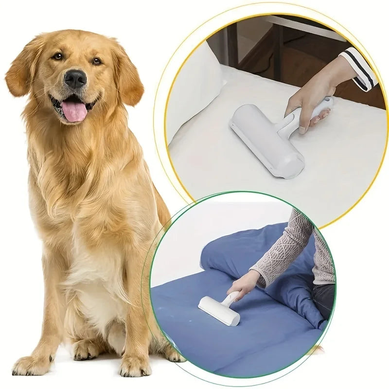 Épilateur pour animaux de compagnie avec base Self-Books, outil d'épilation efficace, rouleau, fourrure de chien et de chat