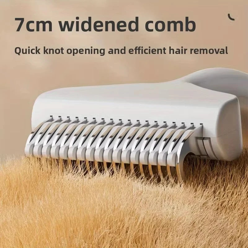 Brosse d'épilation de chien en acier inoxydable, peigne, brosse d'épilation pour animaux de compagnie, outils de toilettage pour chiens, peigne démêlant, accessoires pour chiens
